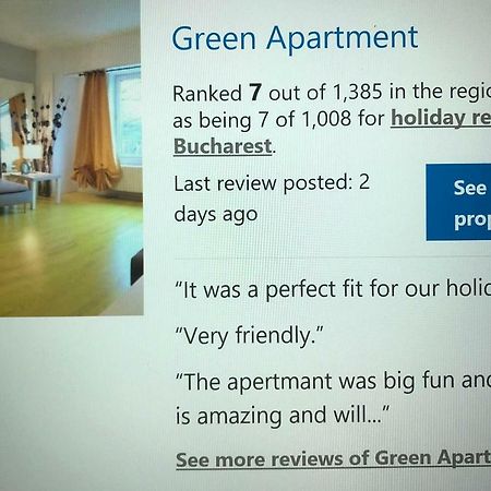 Green Apartment 6 Bucarest Exterior foto