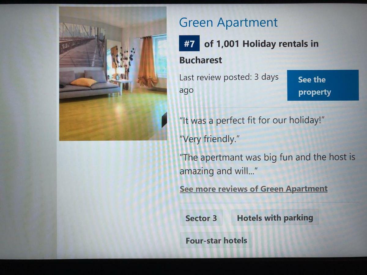 Green Apartment 6 Bucarest Exterior foto